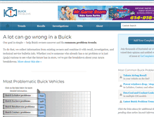 Tablet Screenshot of buickproblems.com